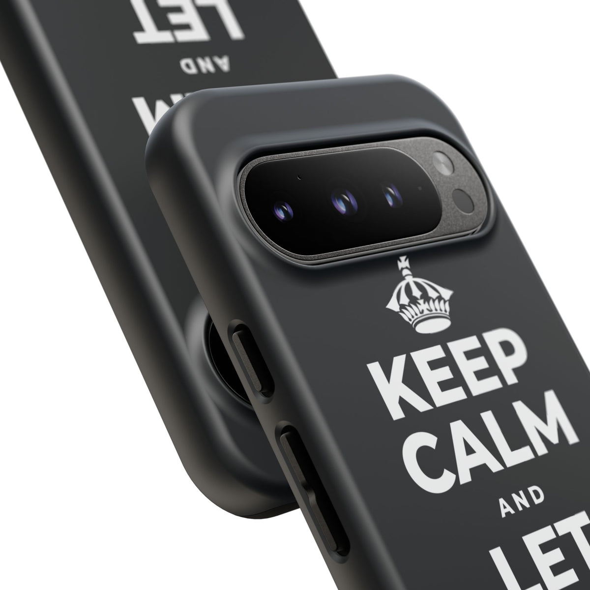 KEEP CALM AND LET YOURSELF ENJOY IT Phone Case (Dark)