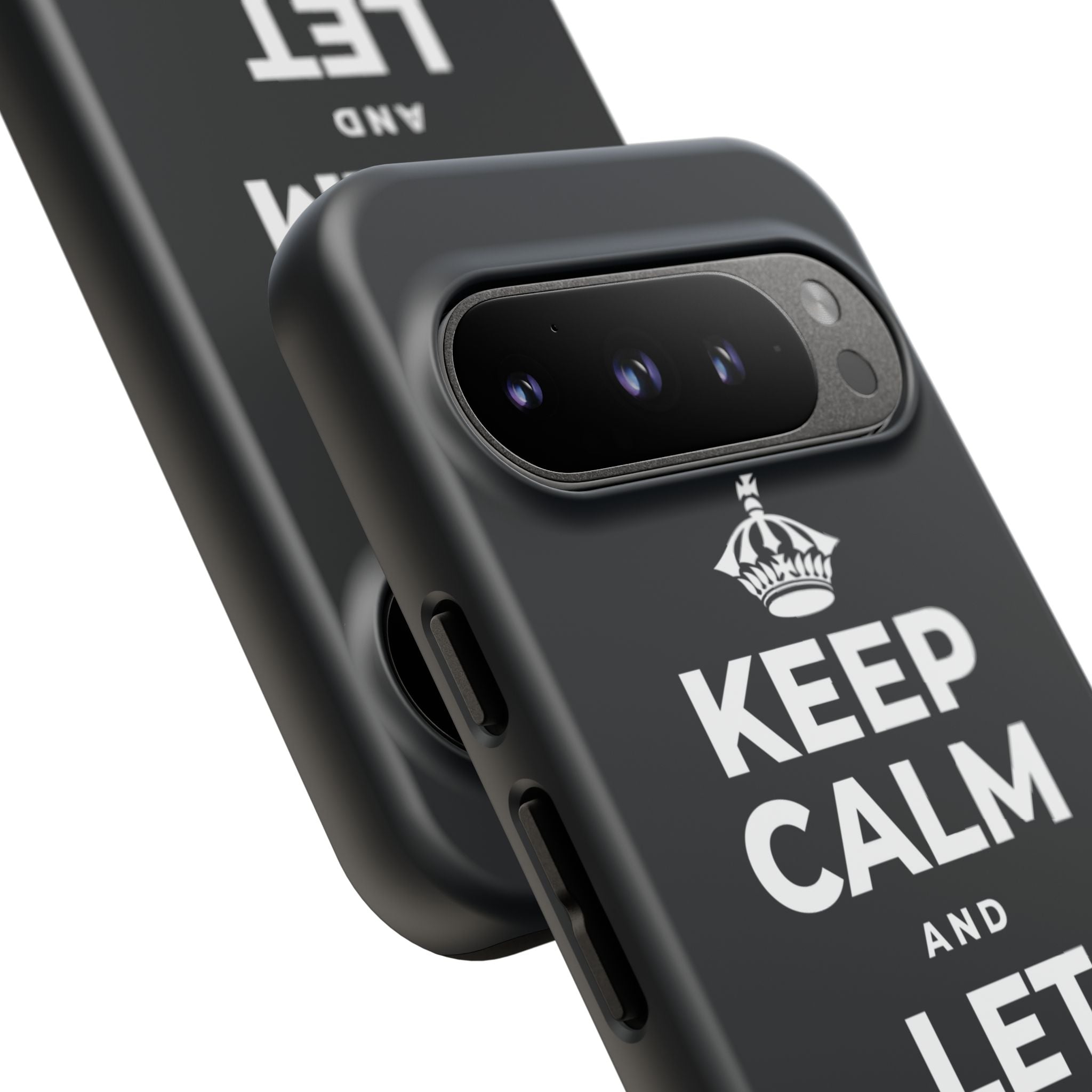 KEEP CALM AND LET YOURSELF ENJOY IT Phone Case (Dark)