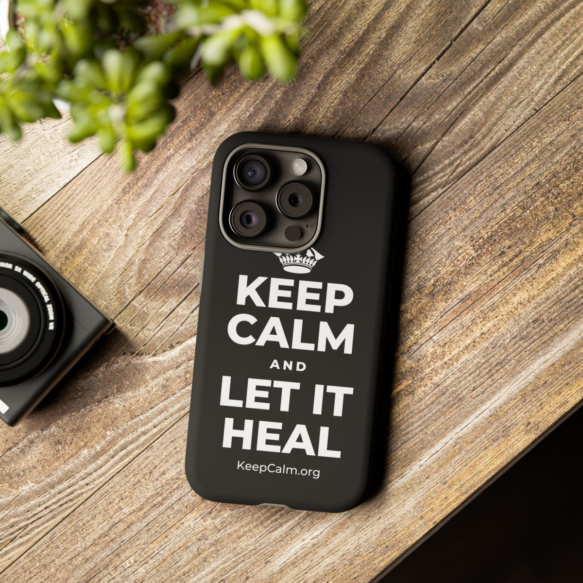 KEEP CALM AND LET IT HEAL Phone Case