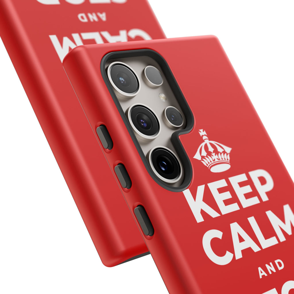 KEEP CALM AND STOP TRIPPIN' Phone Case