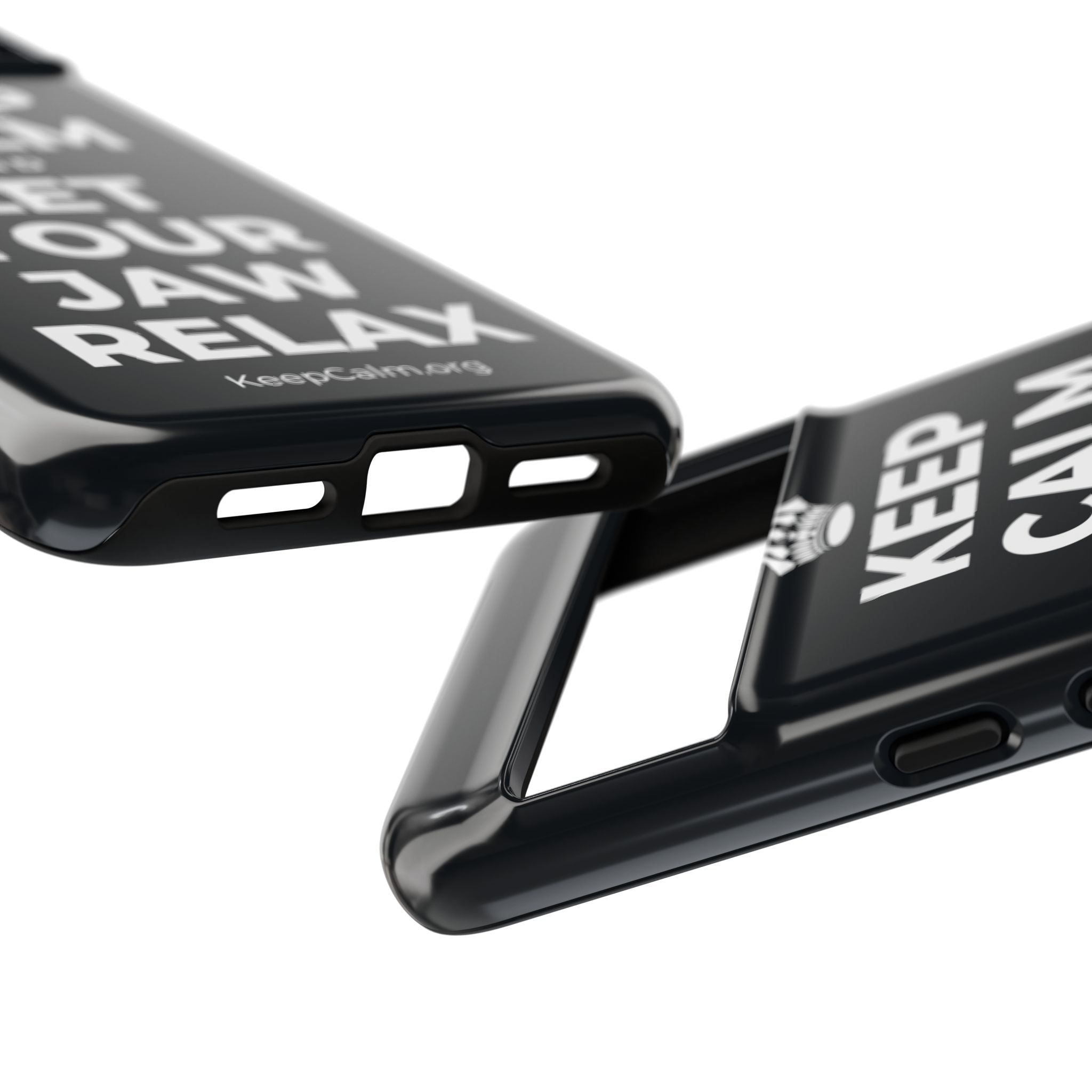 KEEP CALM AND LET YOUR JAW RELAX Phone Case (Dark)