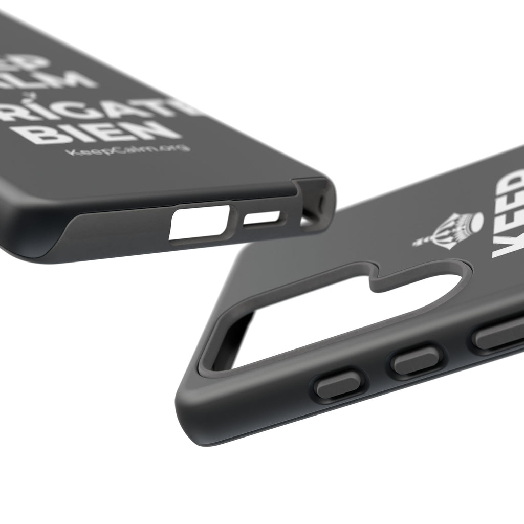 KEEP CALM Y ABRÍGATE BIEN Phone Case (Dark)