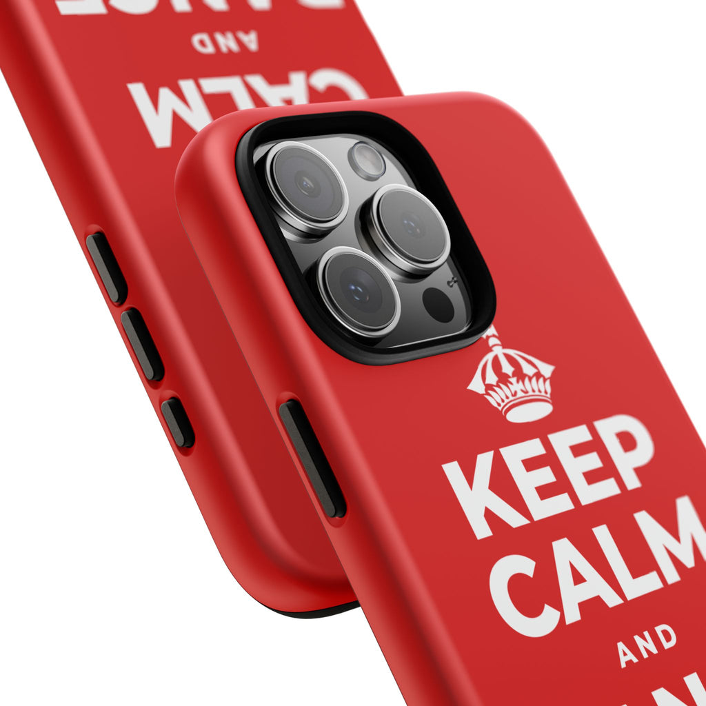 KEEP CALM AND DANCE WITH ME Phone Case