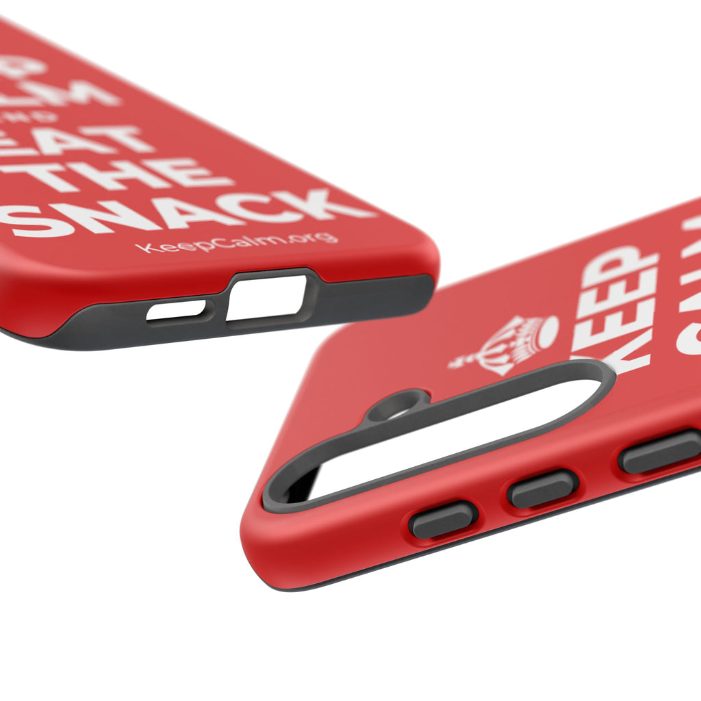 KEEP CALM AND EAT THE SNACK Phone Case