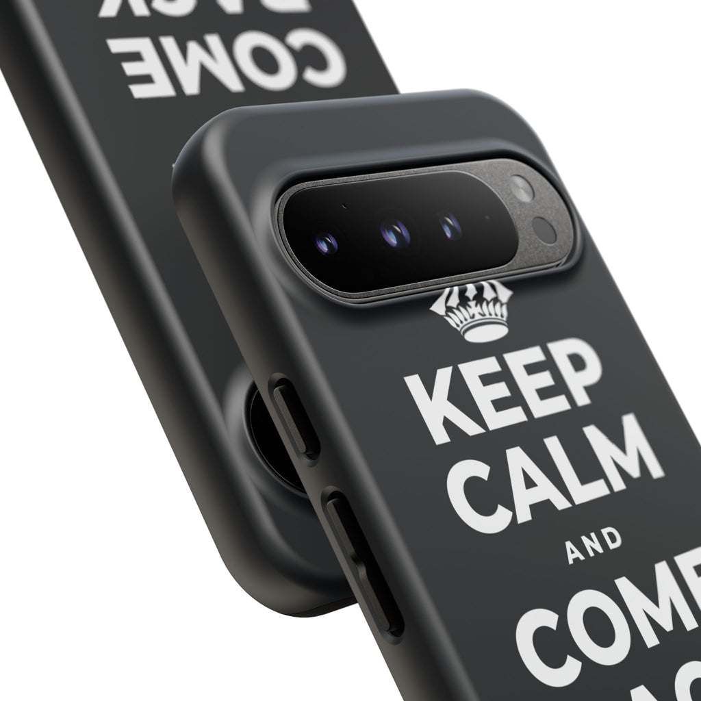 KEEP CALM AND COME BACK TO NOW Phone Case (Dark)