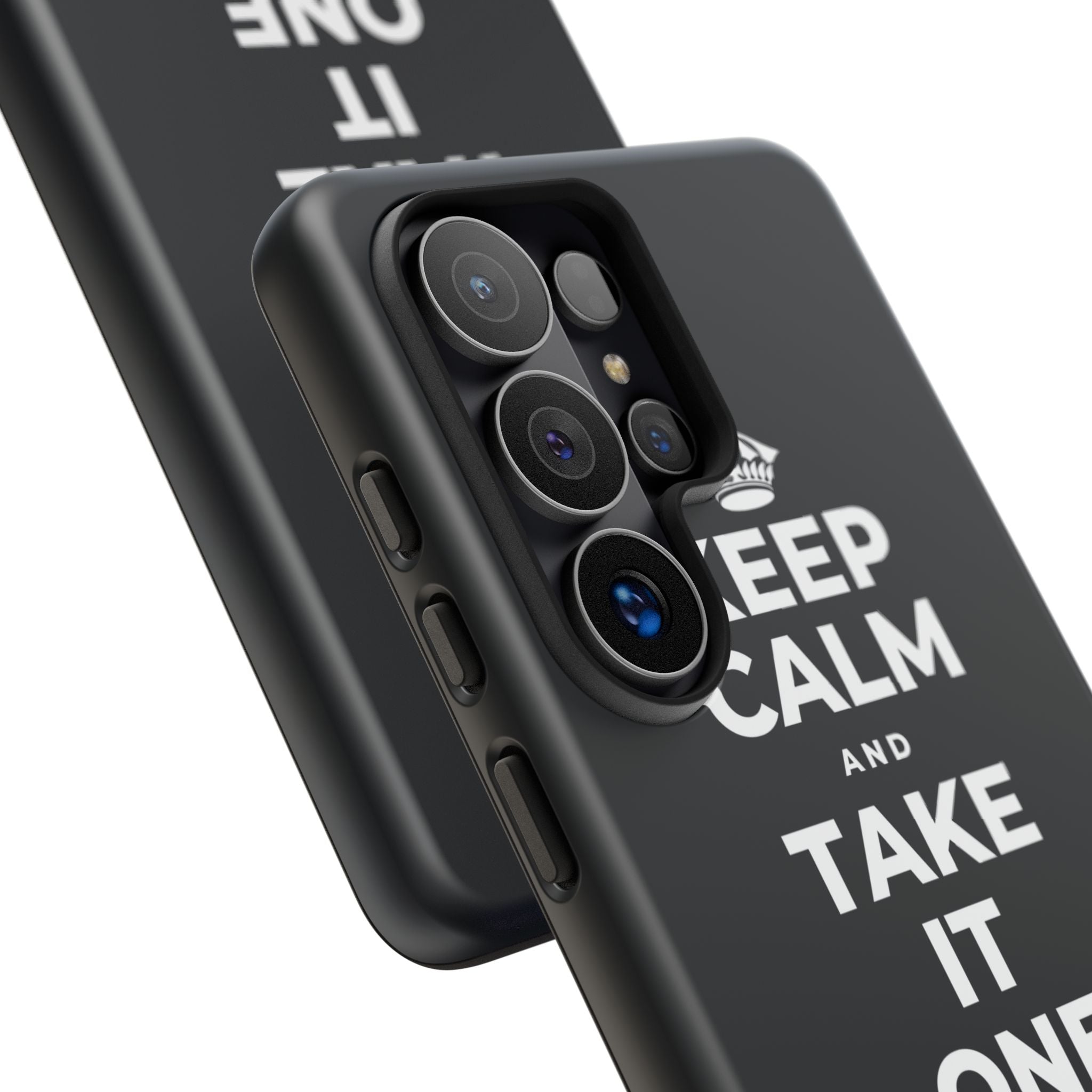 KEEP CALM AND TAKE IT ONE DAY AT A TIME Phone Case (Dark)