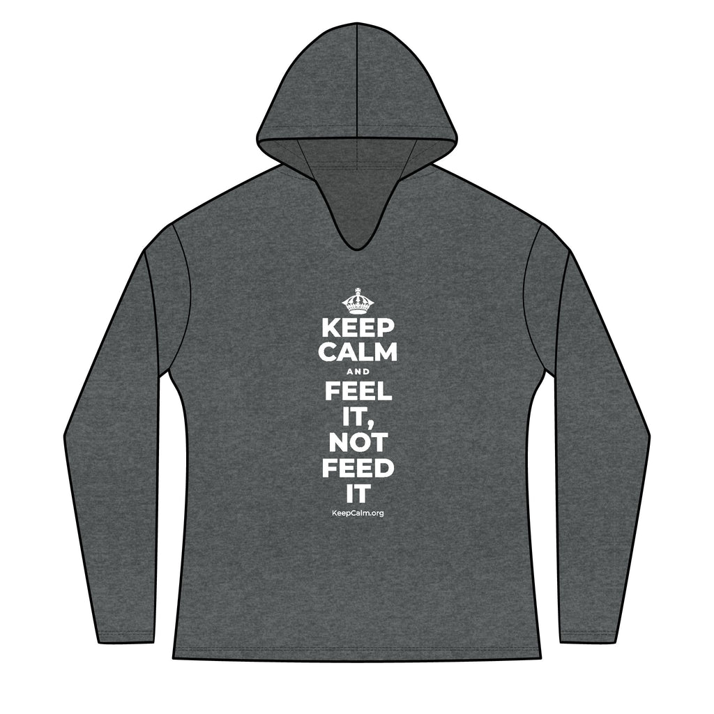 KEEP CALM AND FEEL IT, NOT FEED IT Women's Long Sleeve Hoodie