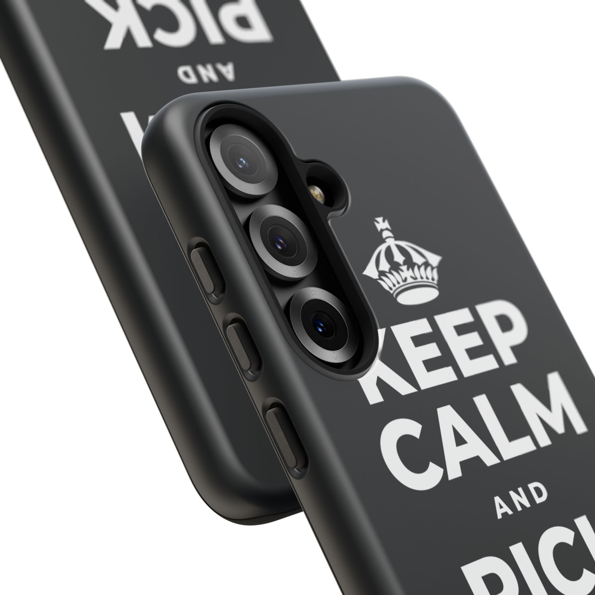 KEEP CALM AND PICK YOUR BATTLE Phone Case (Dark)