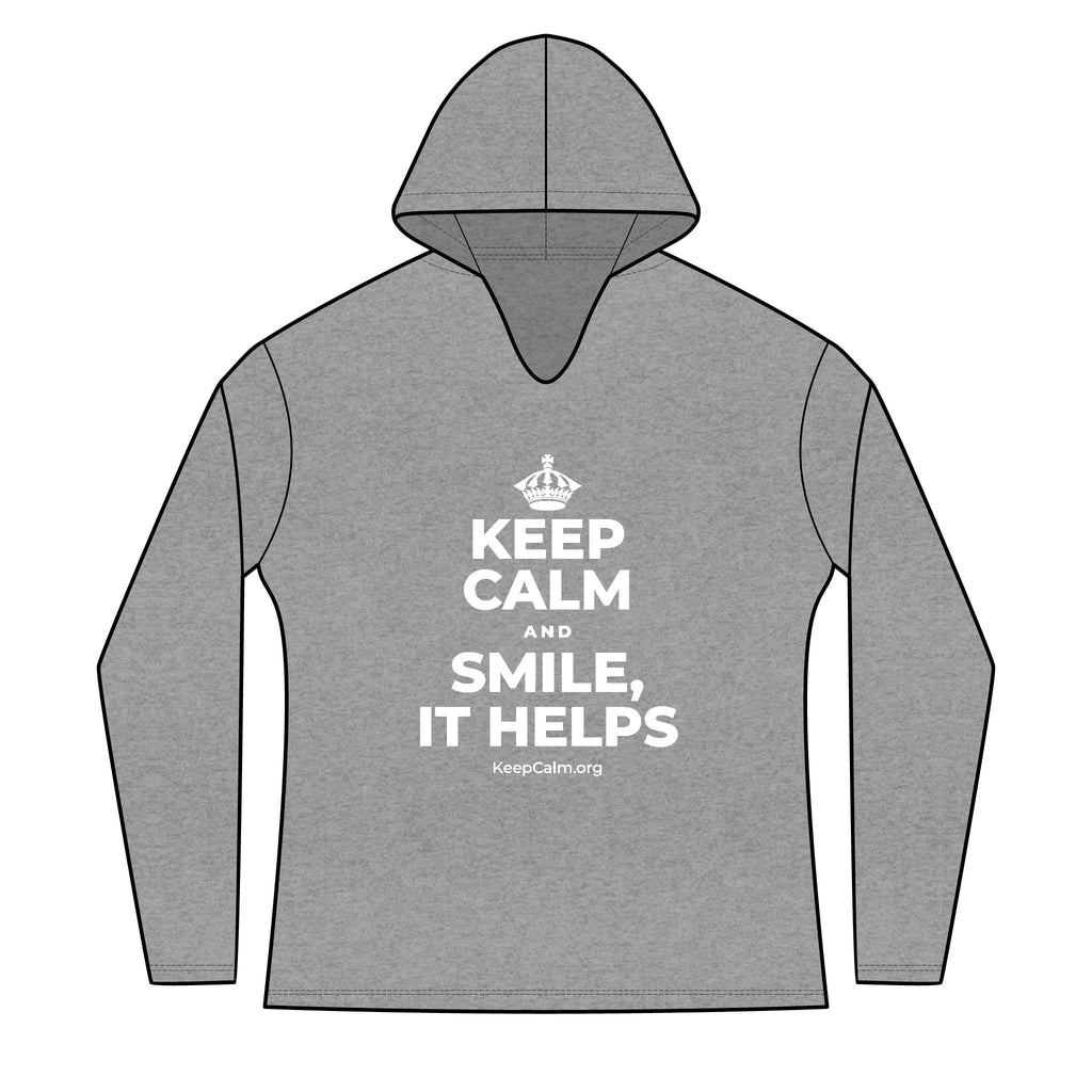 KEEP CALM AND SMILE, IT HELPS Women's Long Sleeve Hoodie