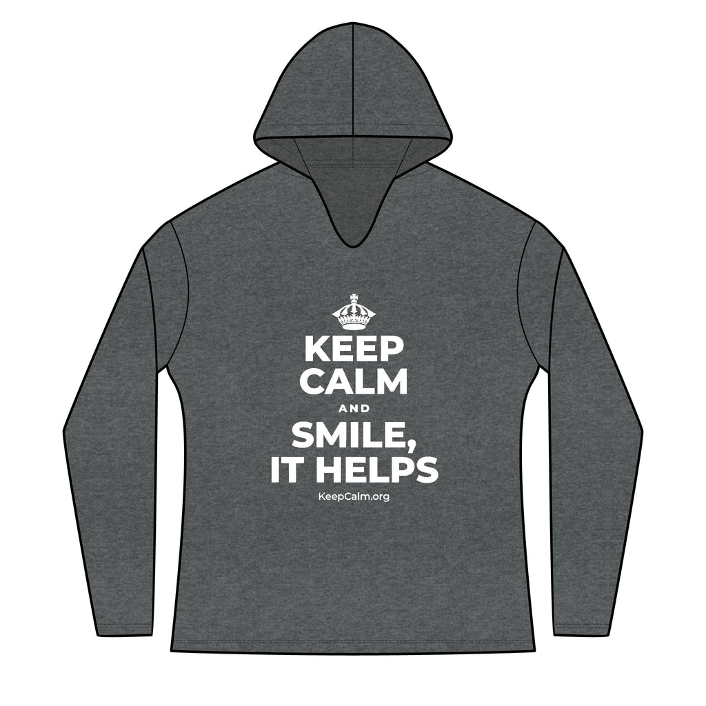 KEEP CALM AND SMILE, IT HELPS Women's Long Sleeve Hoodie