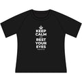 KEEP CALM AND REST YOUR EYES Women's Raglan Tee