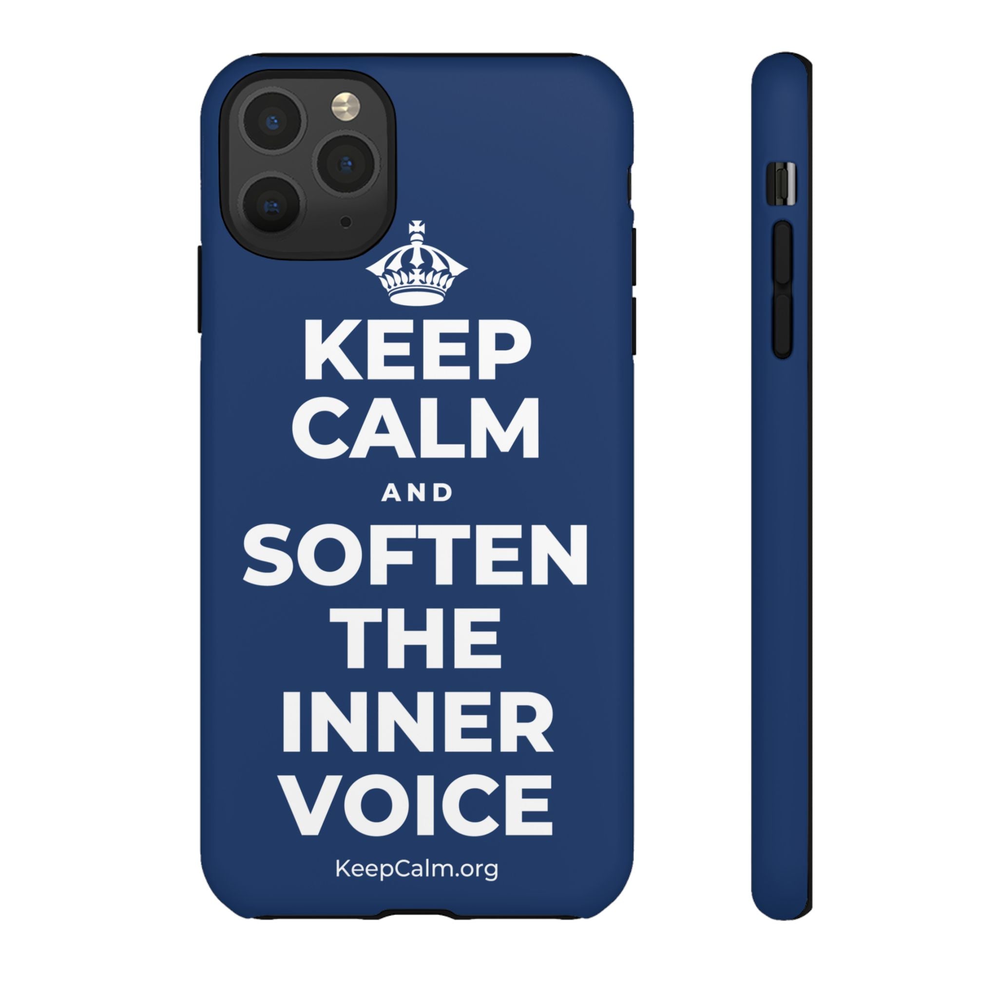 KEEP CALM AND SOFTEN THE INNER VOICE Phone Case