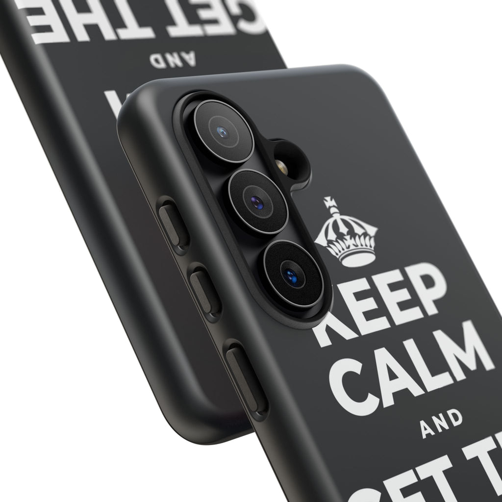 KEEP CALM AND GET THE PARTY STARTED Phone Case (Dark)