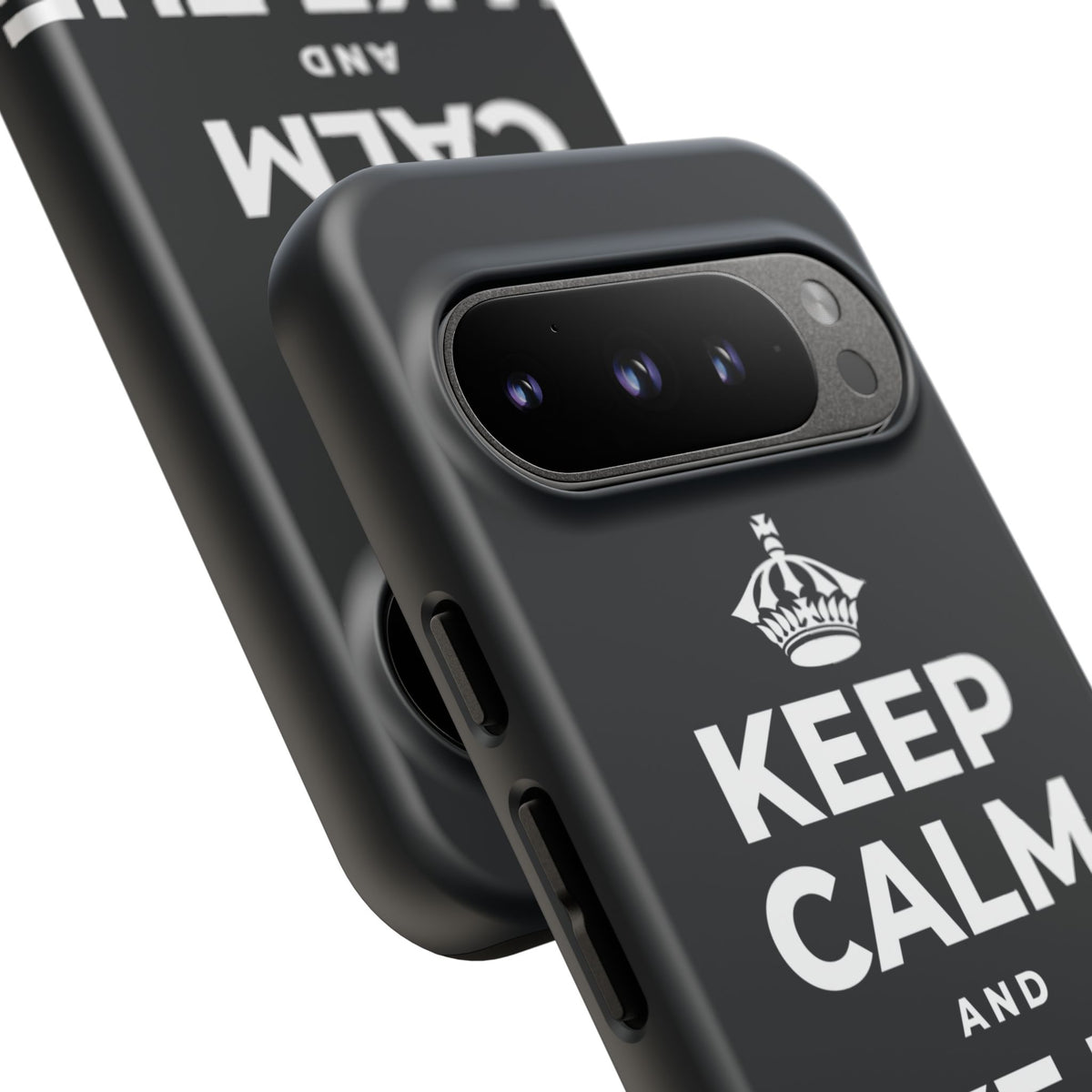 KEEP CALM AND TAKE THE SHOT Phone Case (Dark)
