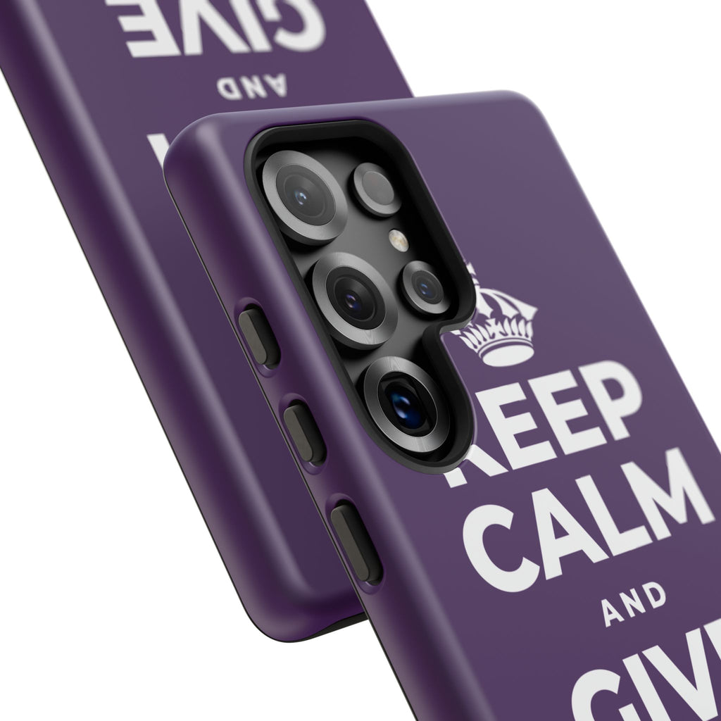 KEEP CALM AND GIVE THANKS DAILY Phone Case