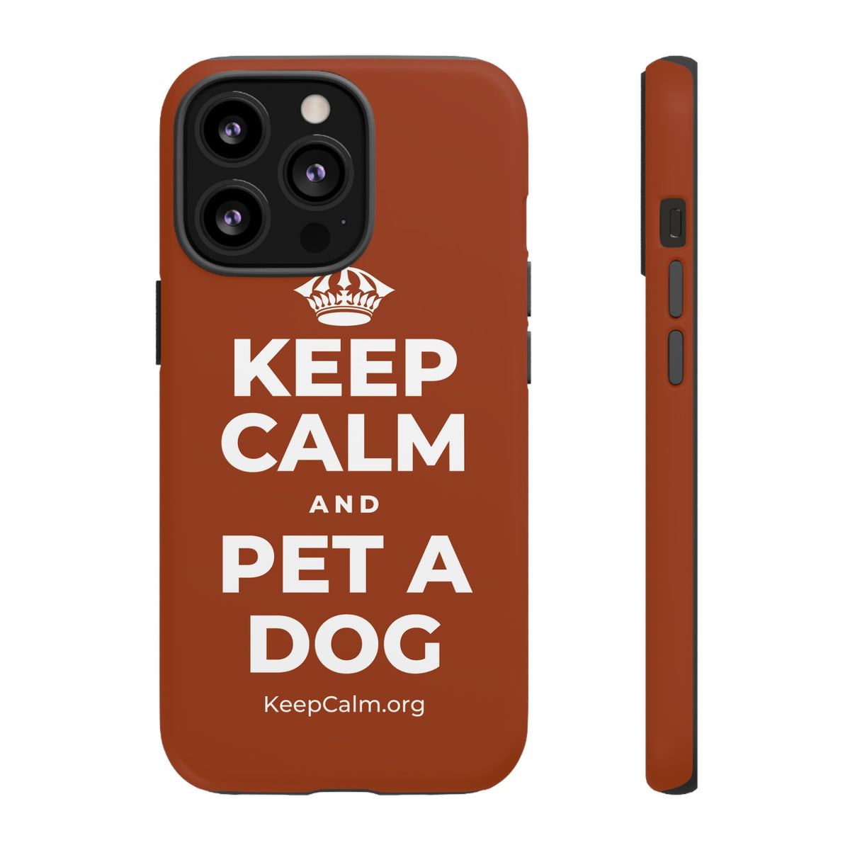 KEEP CALM AND PET A DOG Phone Case