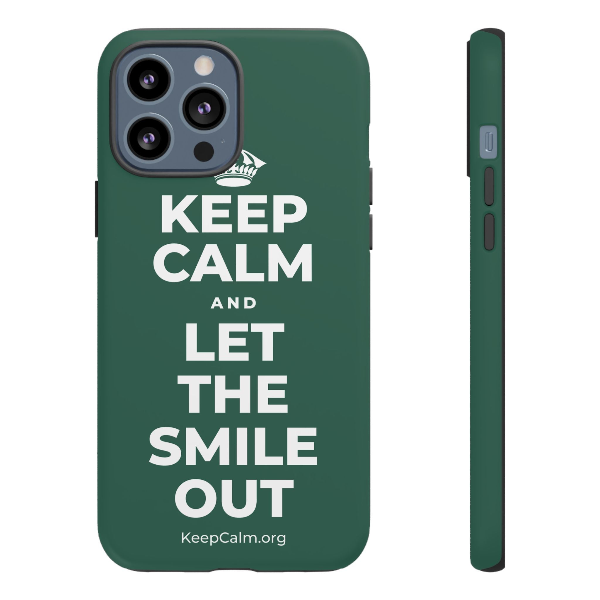 KEEP CALM AND LET THE SMILE OUT Phone Case
