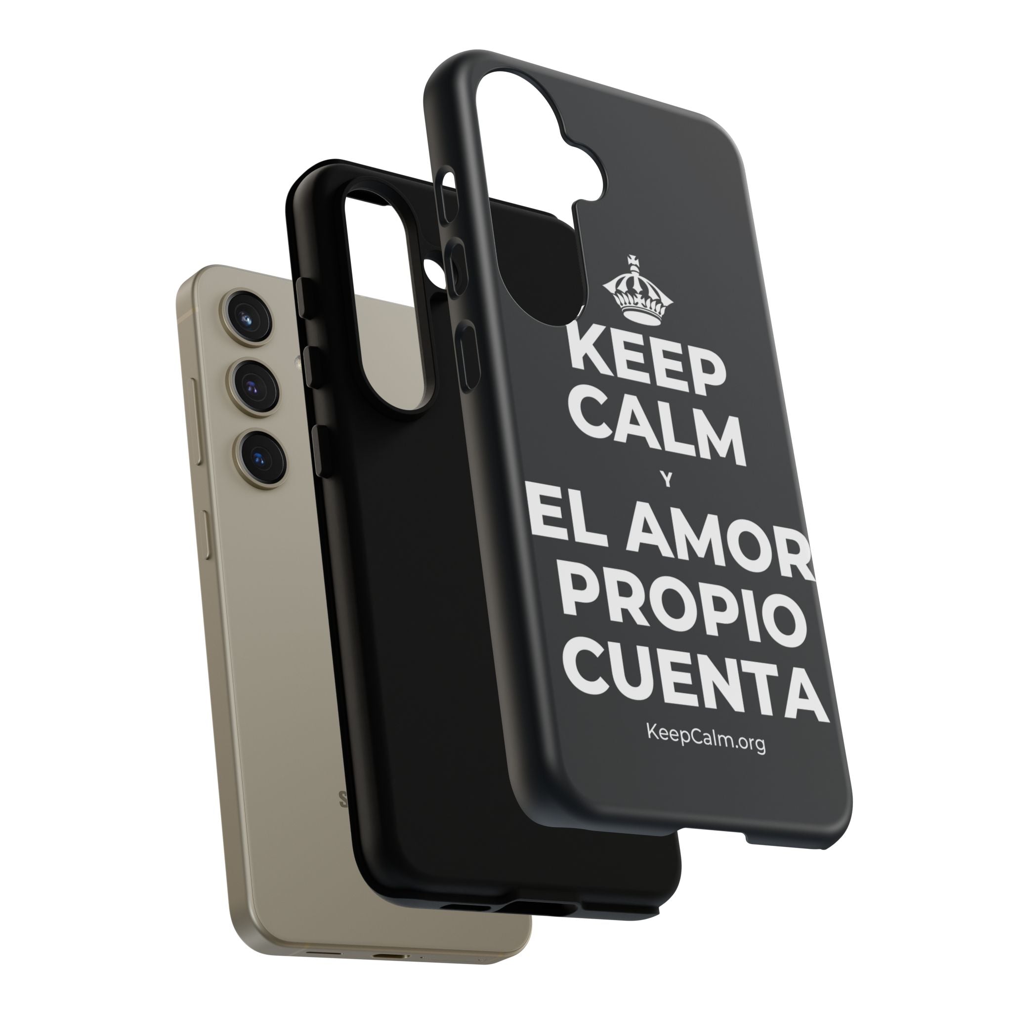 KEEP CALM Y EL AMOR PROPIO CUENTA Phone Case (Dark)