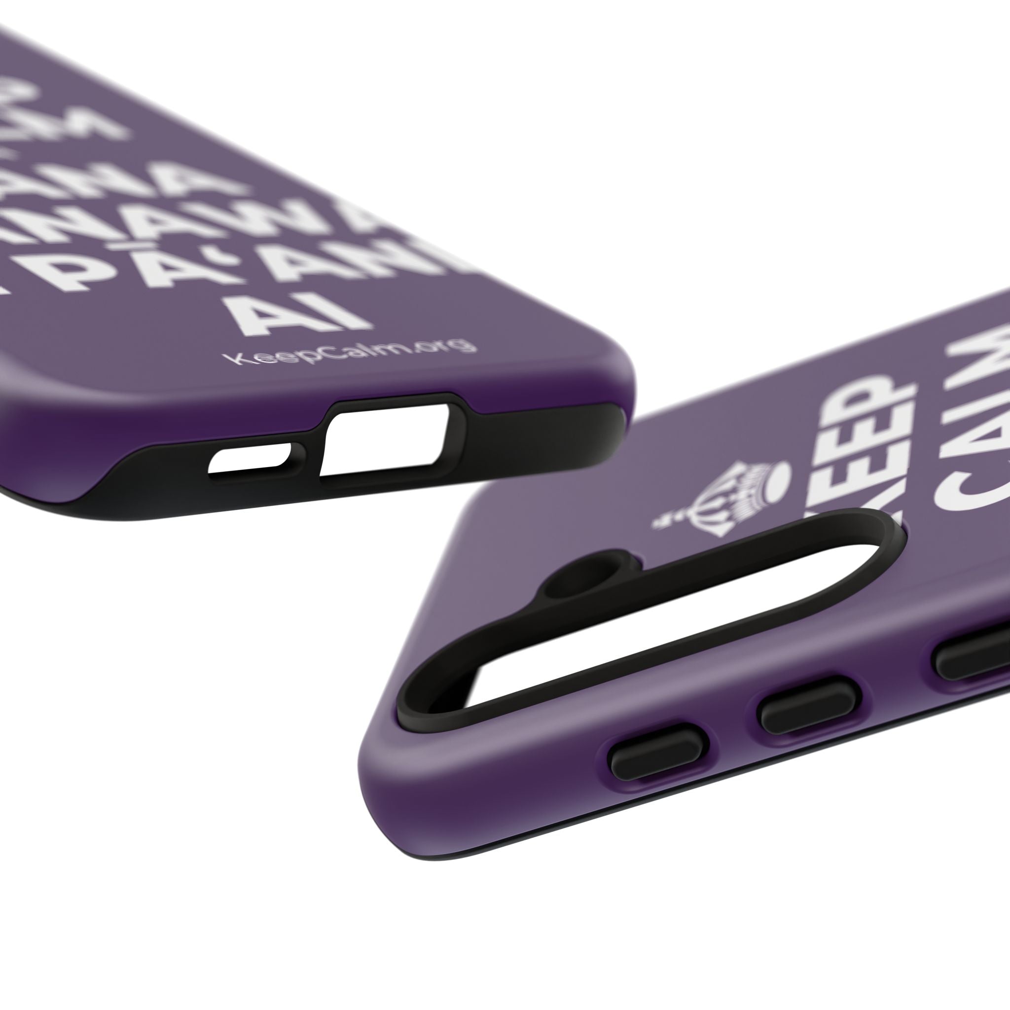 KEEP CALM A HANA MANAWA E PĀʻANI AI Phone Case