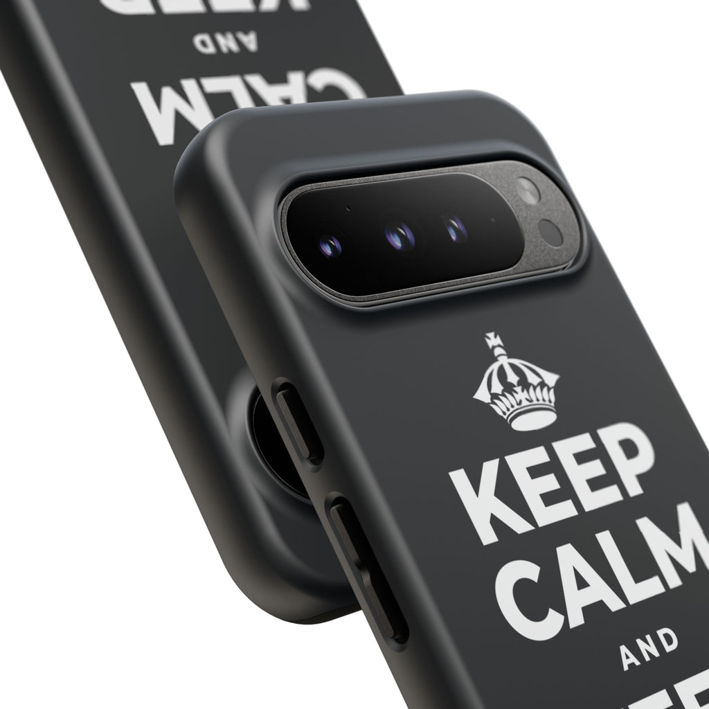 KEEP CALM AND KEEP WINNING Phone Case (Dark)