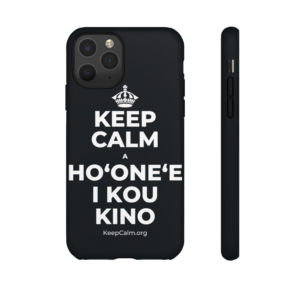 KEEP CALM A HOʻONEʻE I KOU KINO Phone Case (Dark)
