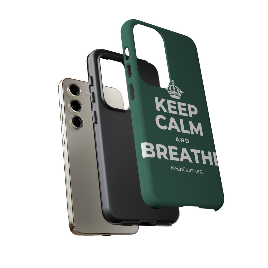 KEEP CALM AND BREATHE Phone Case