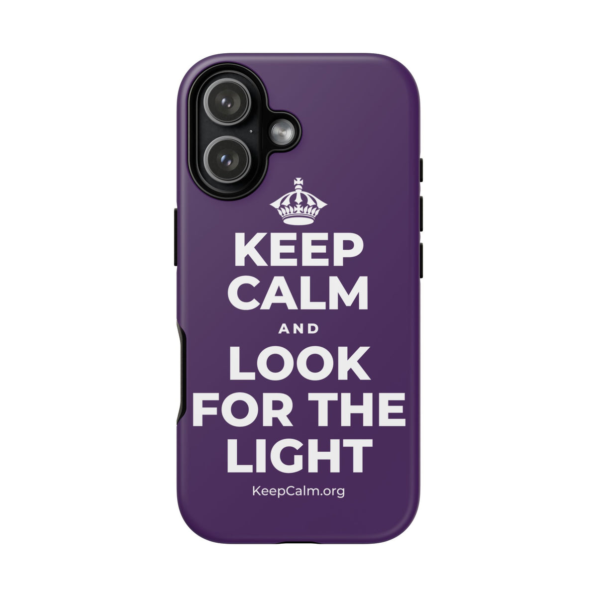 KEEP CALM AND LOOK FOR THE LIGHT Phone Case