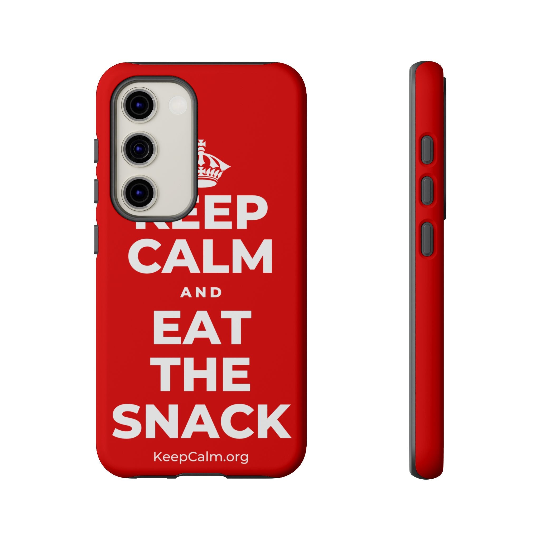 KEEP CALM AND EAT THE SNACK Phone Case
