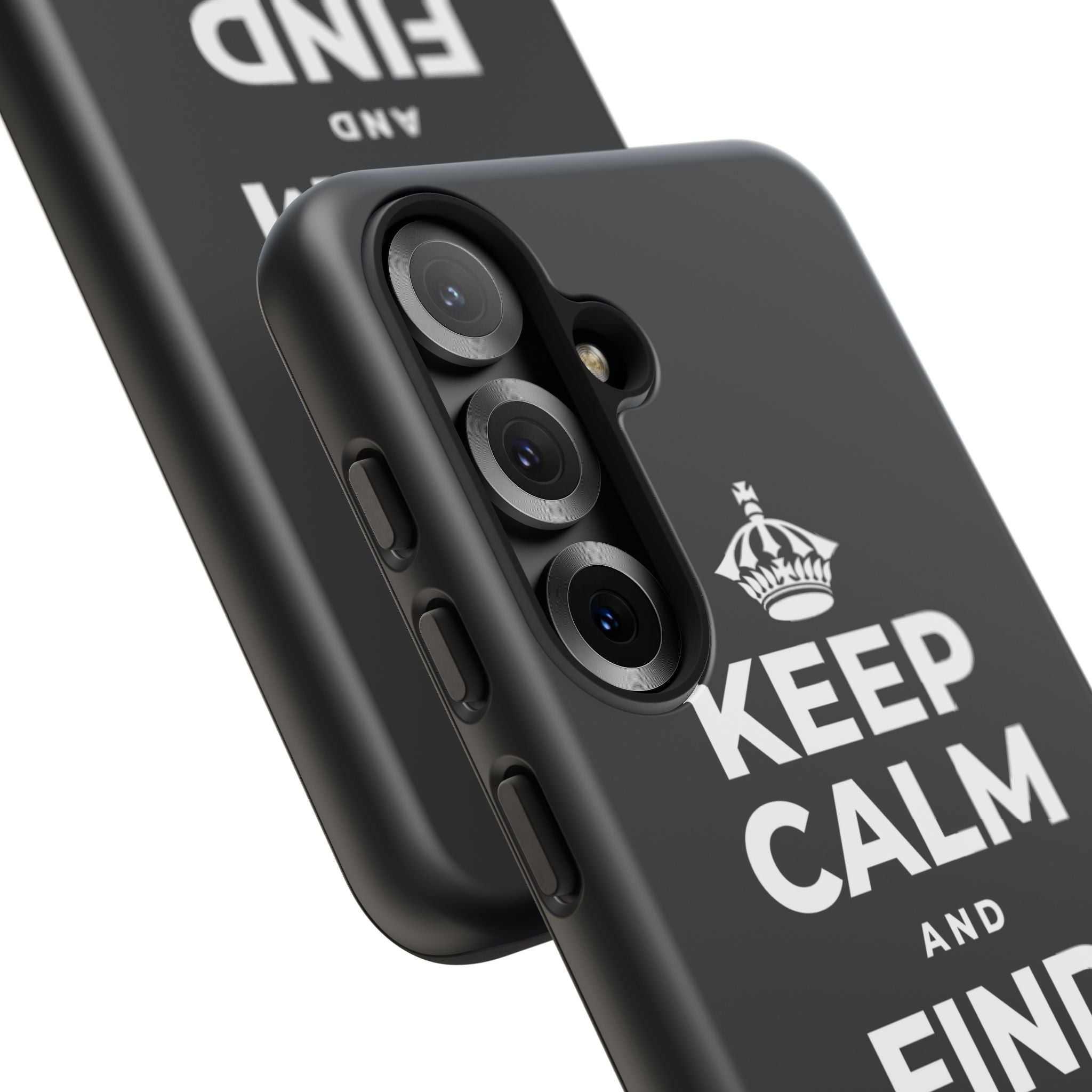 KEEP CALM AND FIND YOUR FREEDOM Phone Case (Dark)