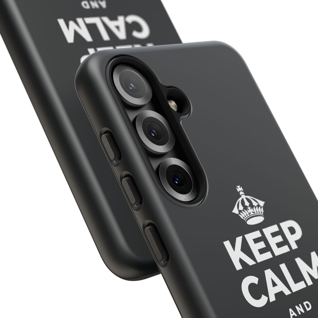 KEEP CALM AND UNCLENCH Phone Case (Dark)