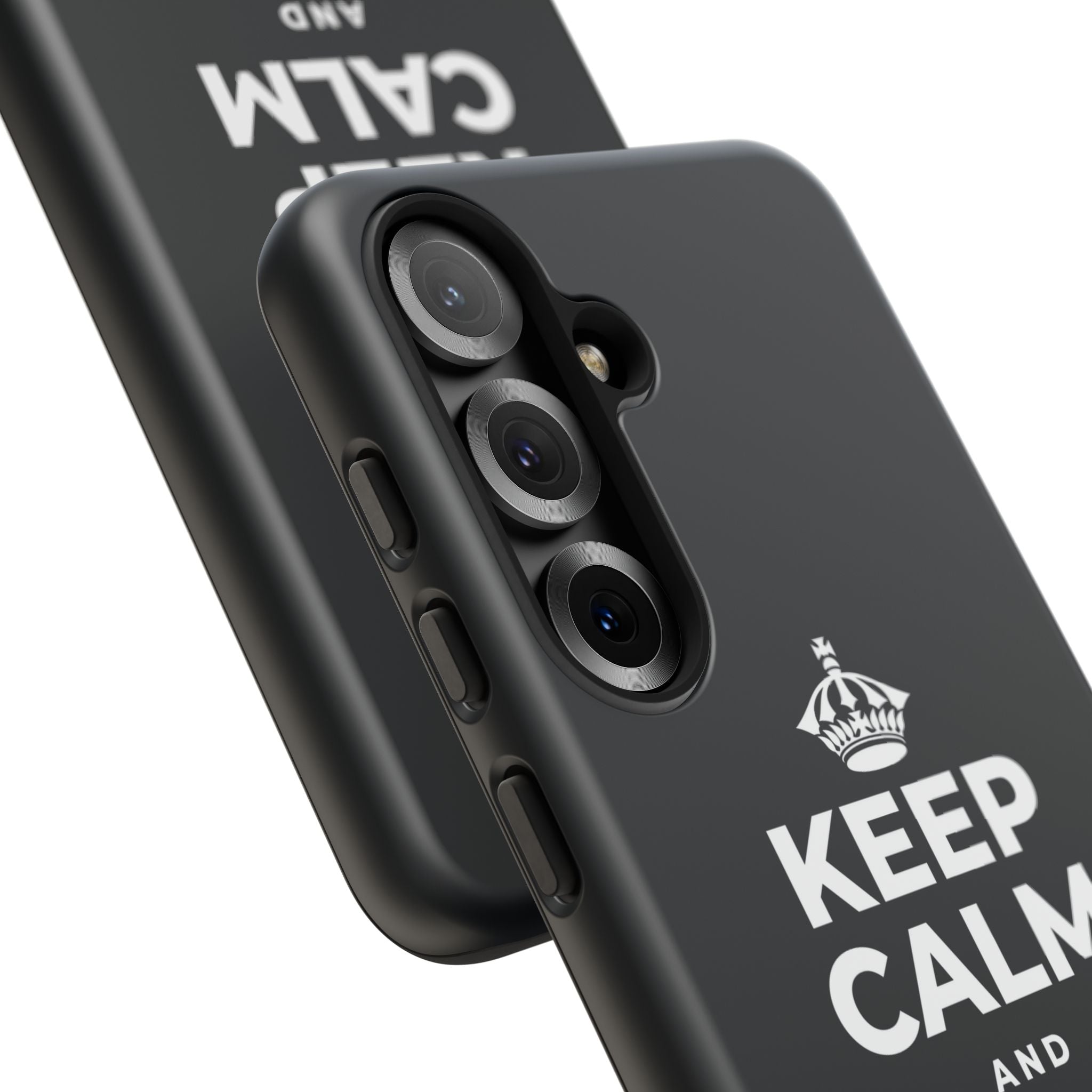 KEEP CALM AND UNCLENCH Phone Case (Dark)