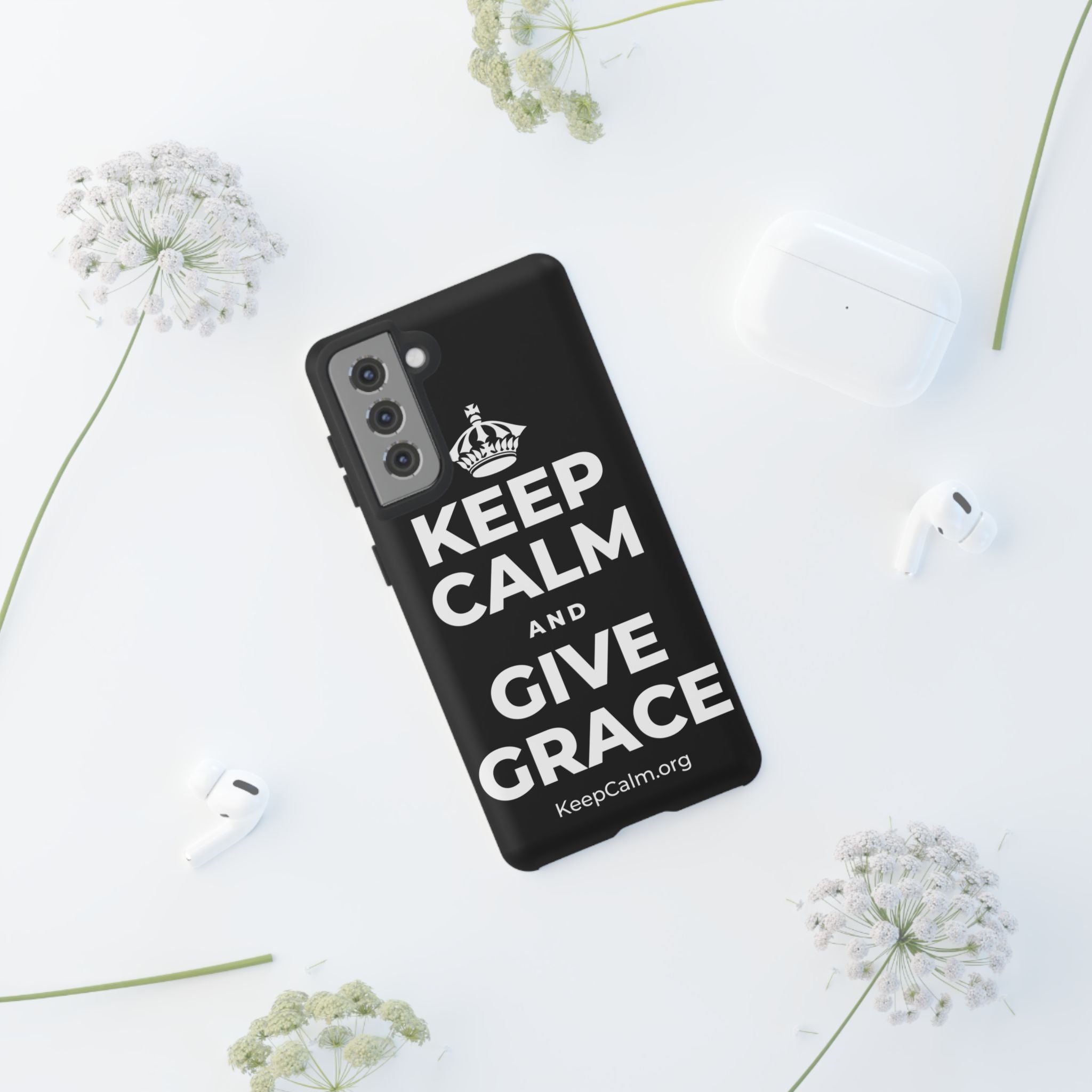 KEEP CALM AND GIVE GRACE Phone Case