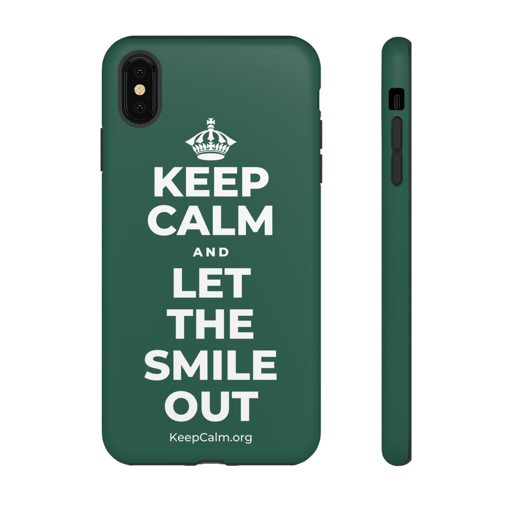 KEEP CALM AND LET THE SMILE OUT Phone Case
