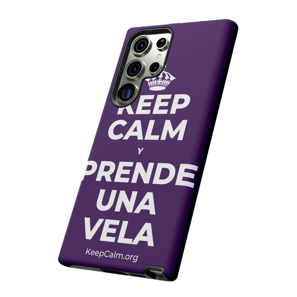 KEEP CALM Y PRENDE UNA VELA Phone Case