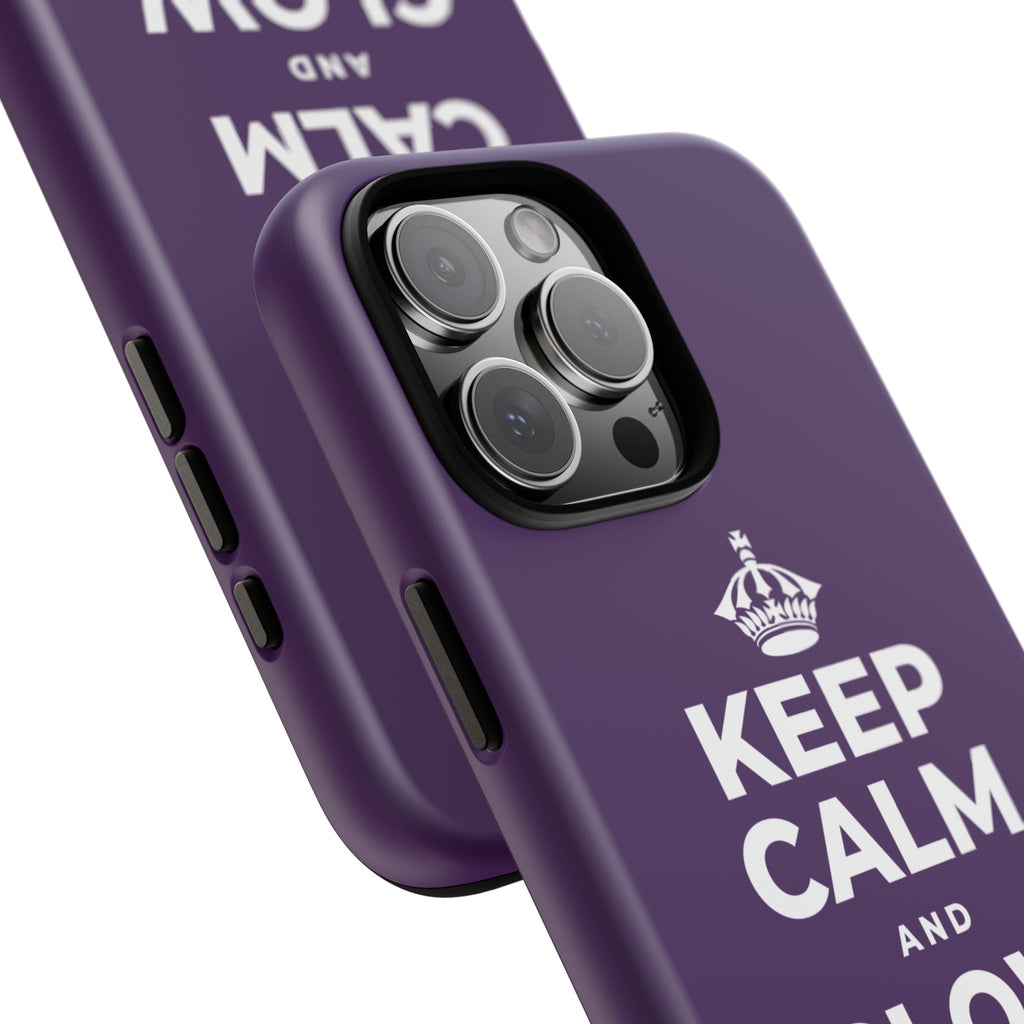 KEEP CALM AND GLOW TOGETHER Phone Case