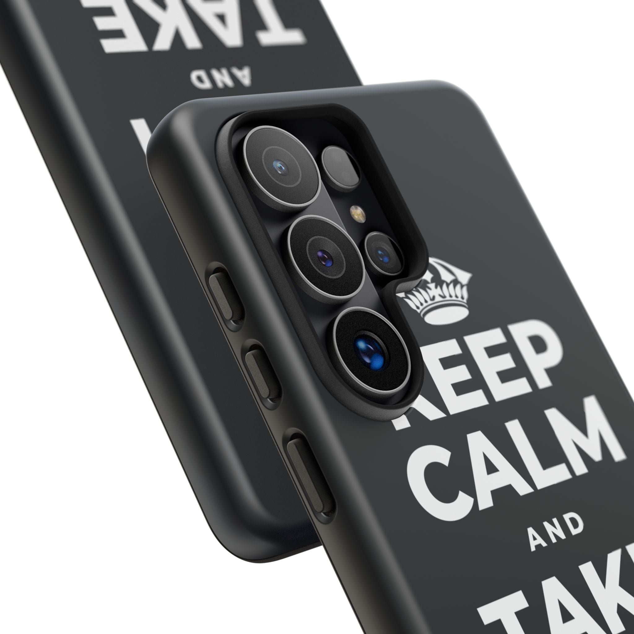 KEEP CALM AND TAKE A BOW Phone Case (Dark)