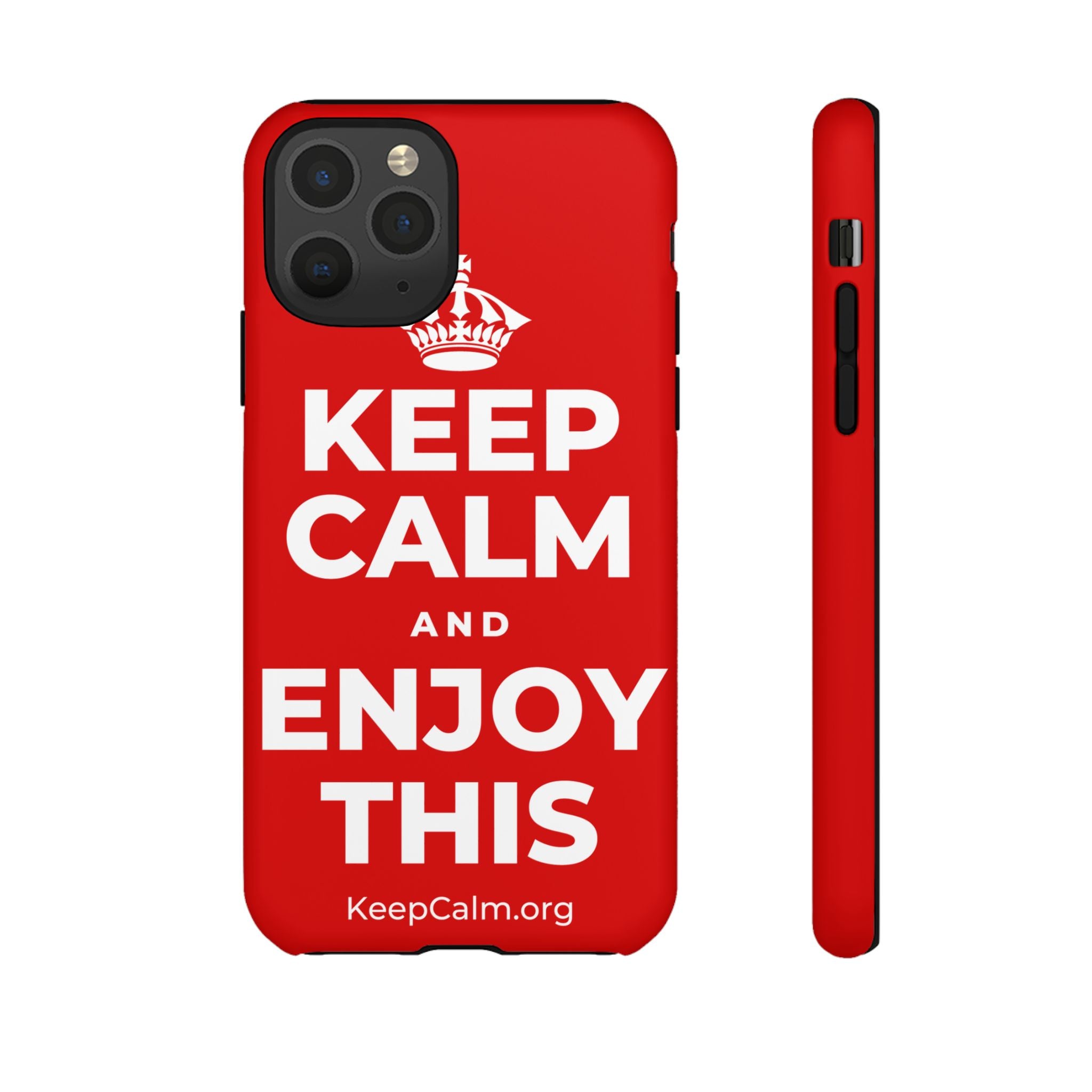 KEEP CALM AND ENJOY THIS Phone Case