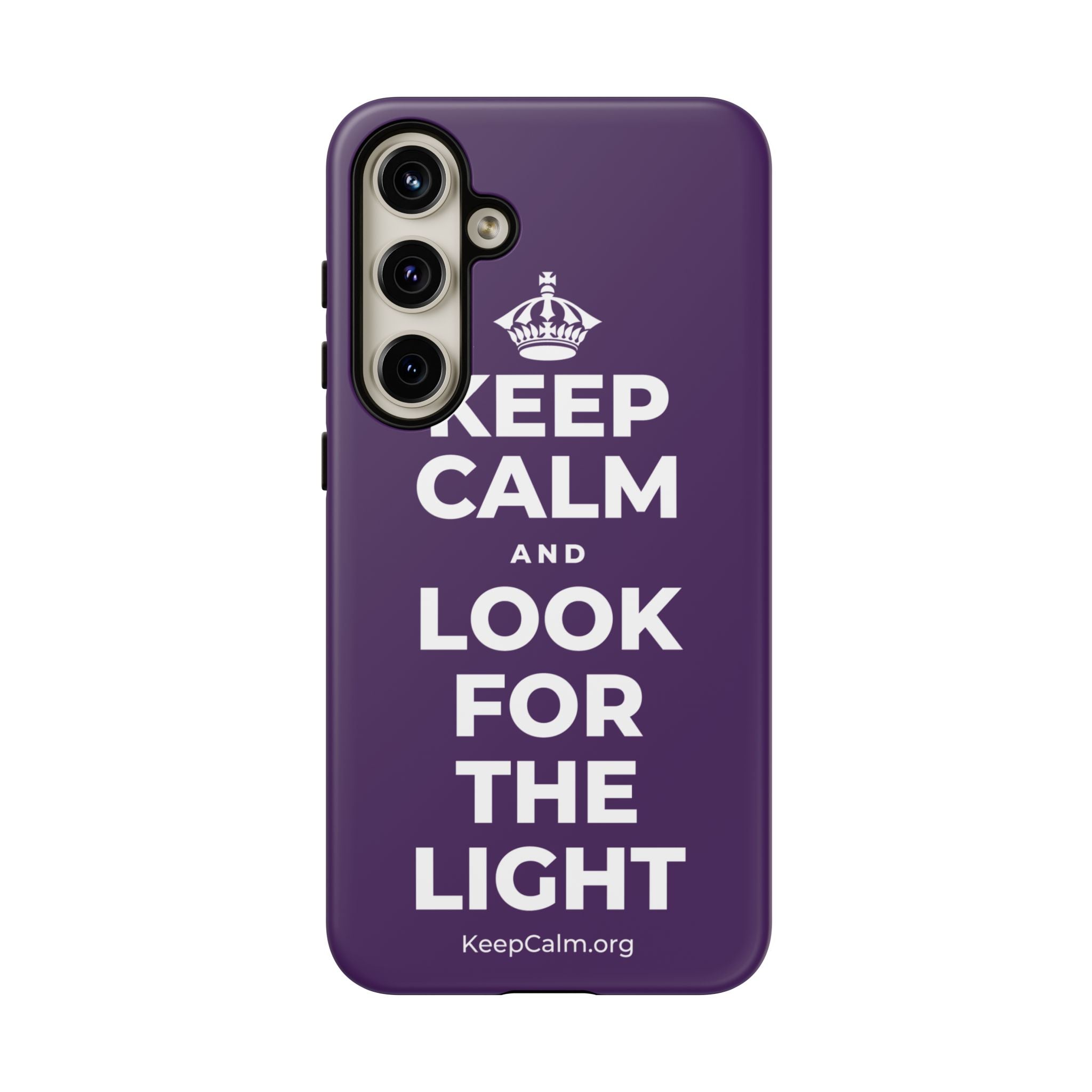 KEEP CALM AND LOOK FOR THE LIGHT Phone Case