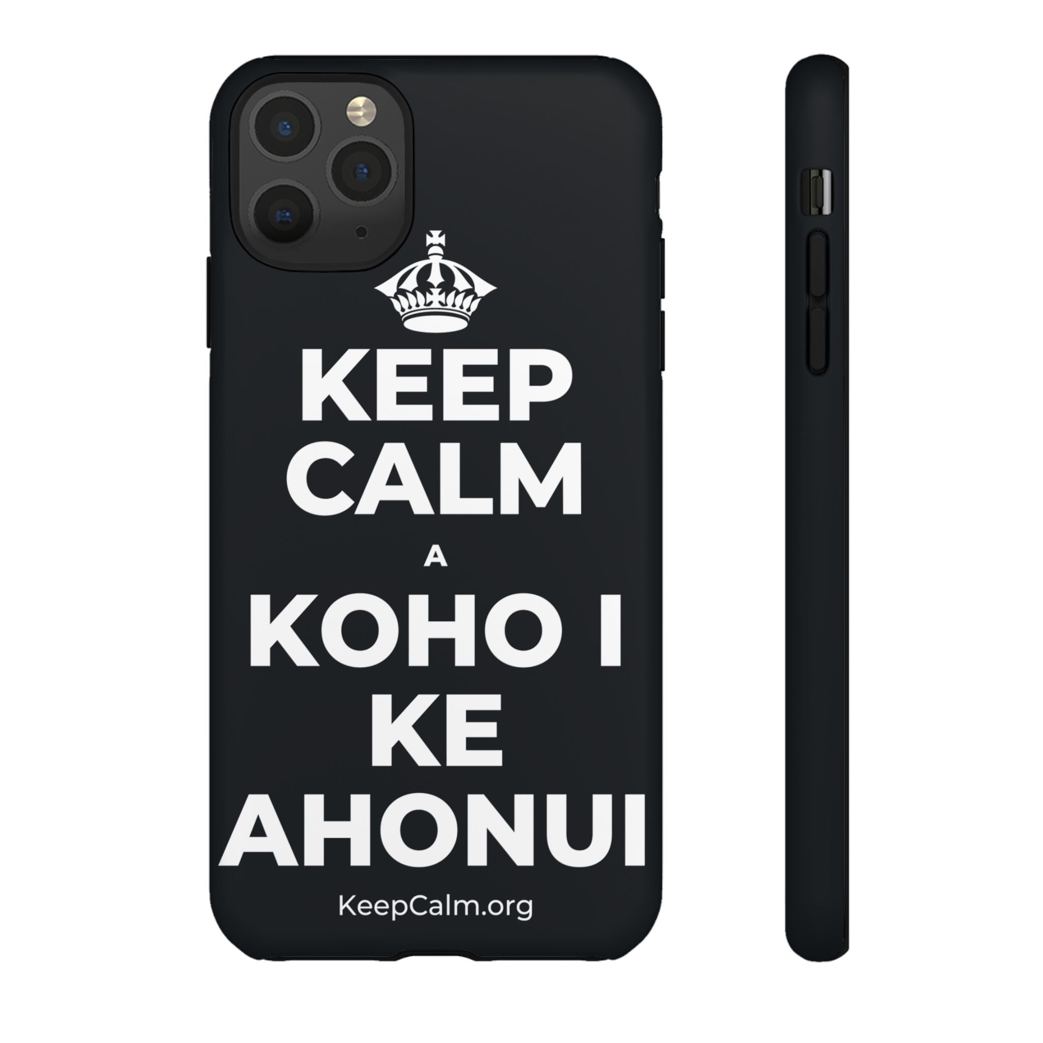 KEEP CALM A KOHO I KE AHONUI Phone Case (Dark)