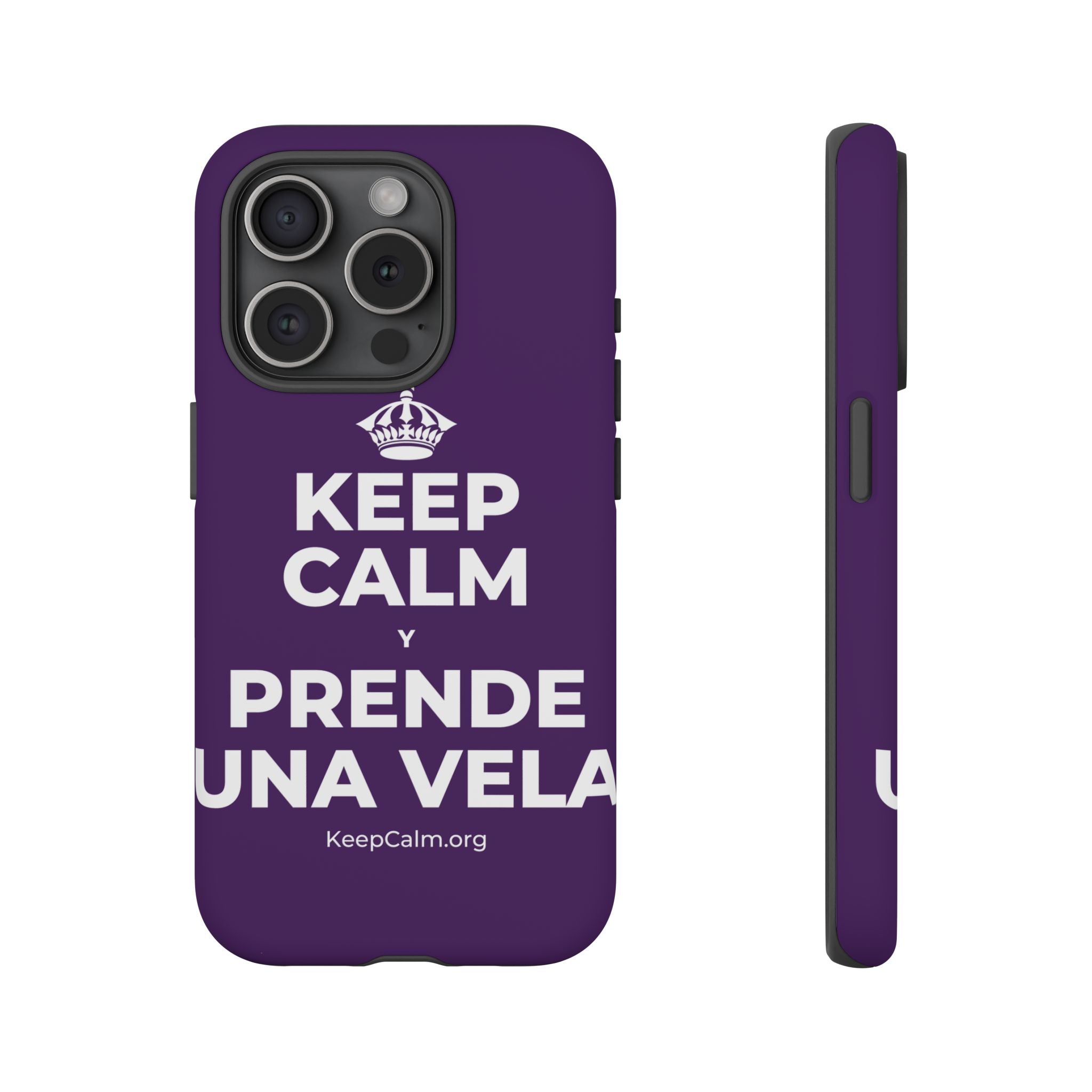 KEEP CALM Y PRENDE UNA VELA Phone Case