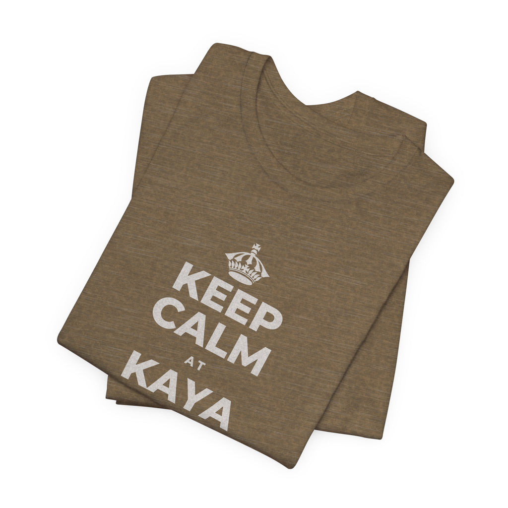 KEEP CALM AT KAYA MONG MATUTO NG KAHIT ANO T-Shirt (Soft Cream–Heather Mauve)