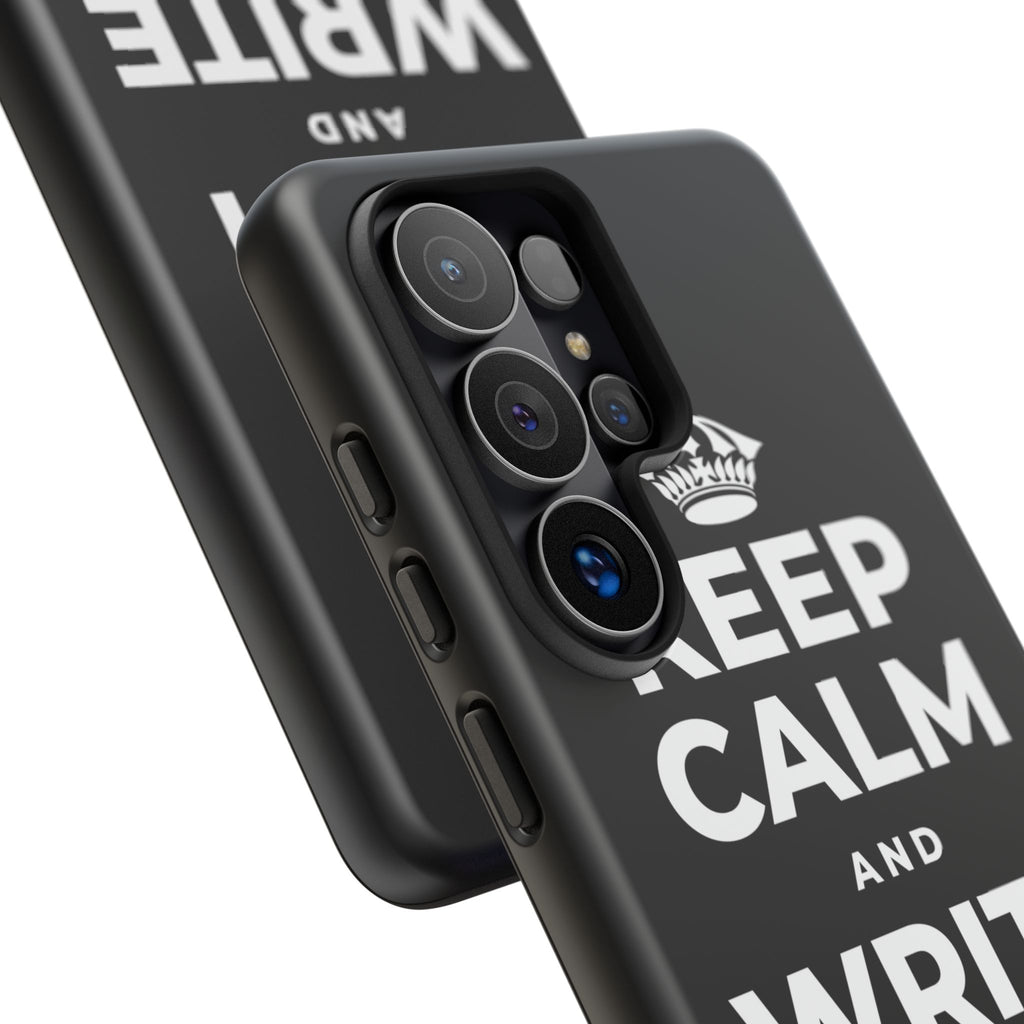 KEEP CALM AND WRITE IT DOWN Phone Case