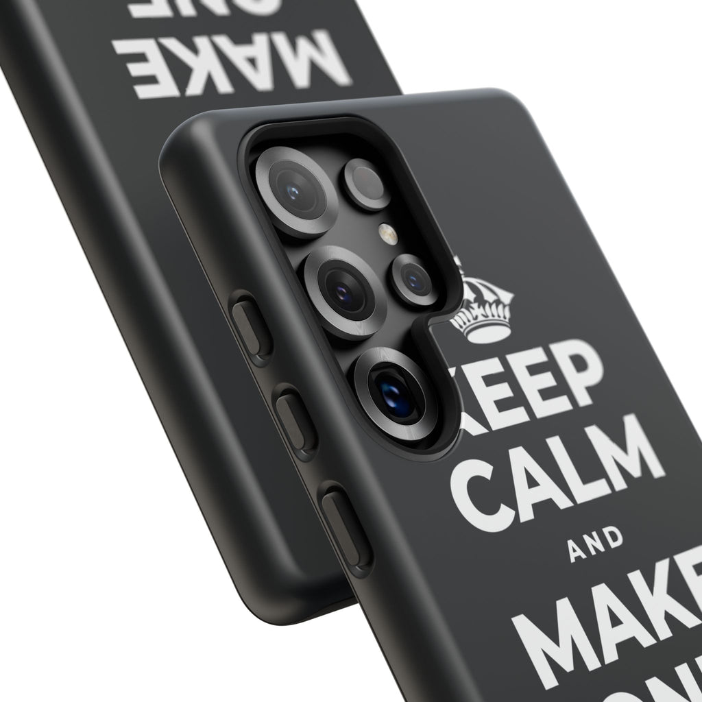 KEEP CALM AND MAKE ONE SMALL CHANGE Phone Case (Dark)