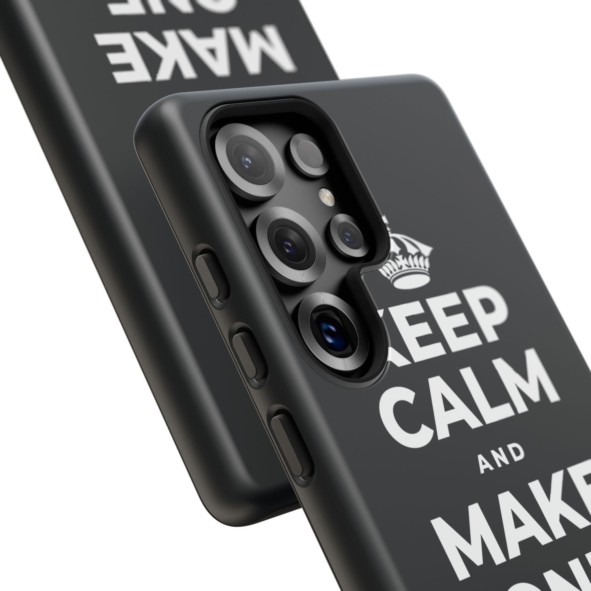 KEEP CALM AND MAKE ONE SMALL CHANGE Phone Case (Dark)