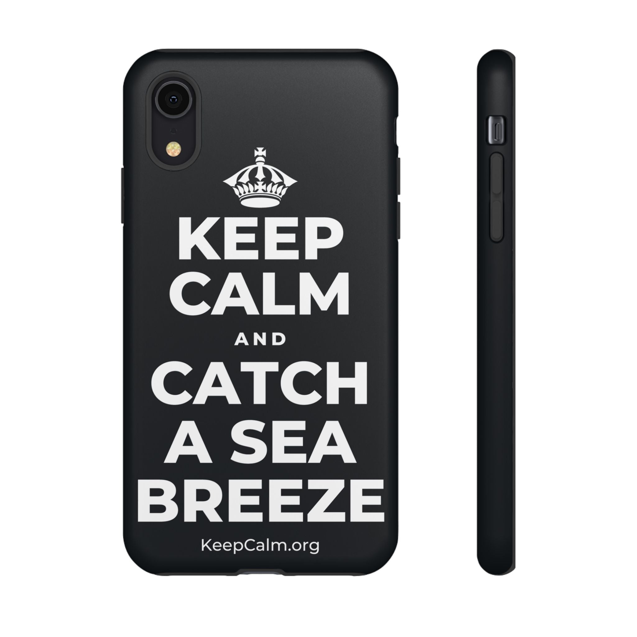KEEP CALM AND CATCH A SEA BREEZE Phone Case (Dark)