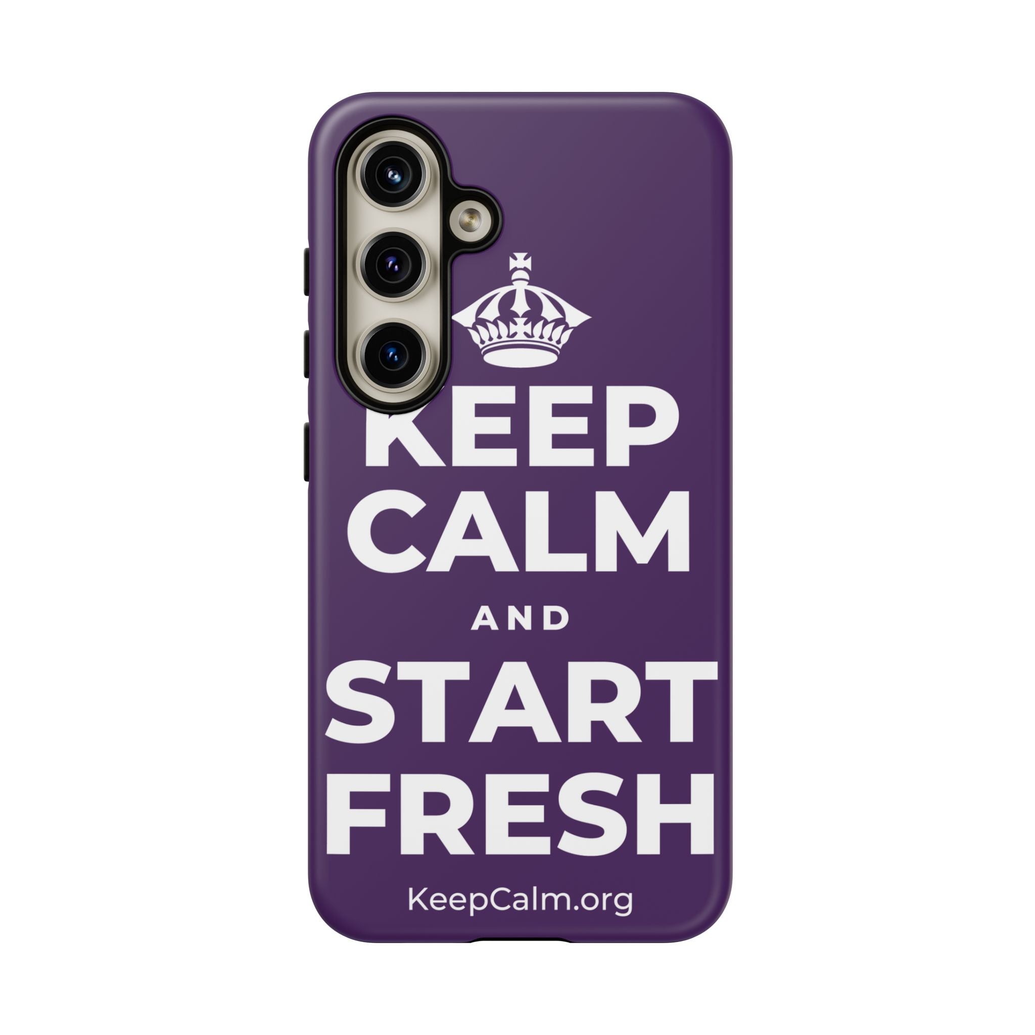 KEEP CALM AND START FRESH Phone Case