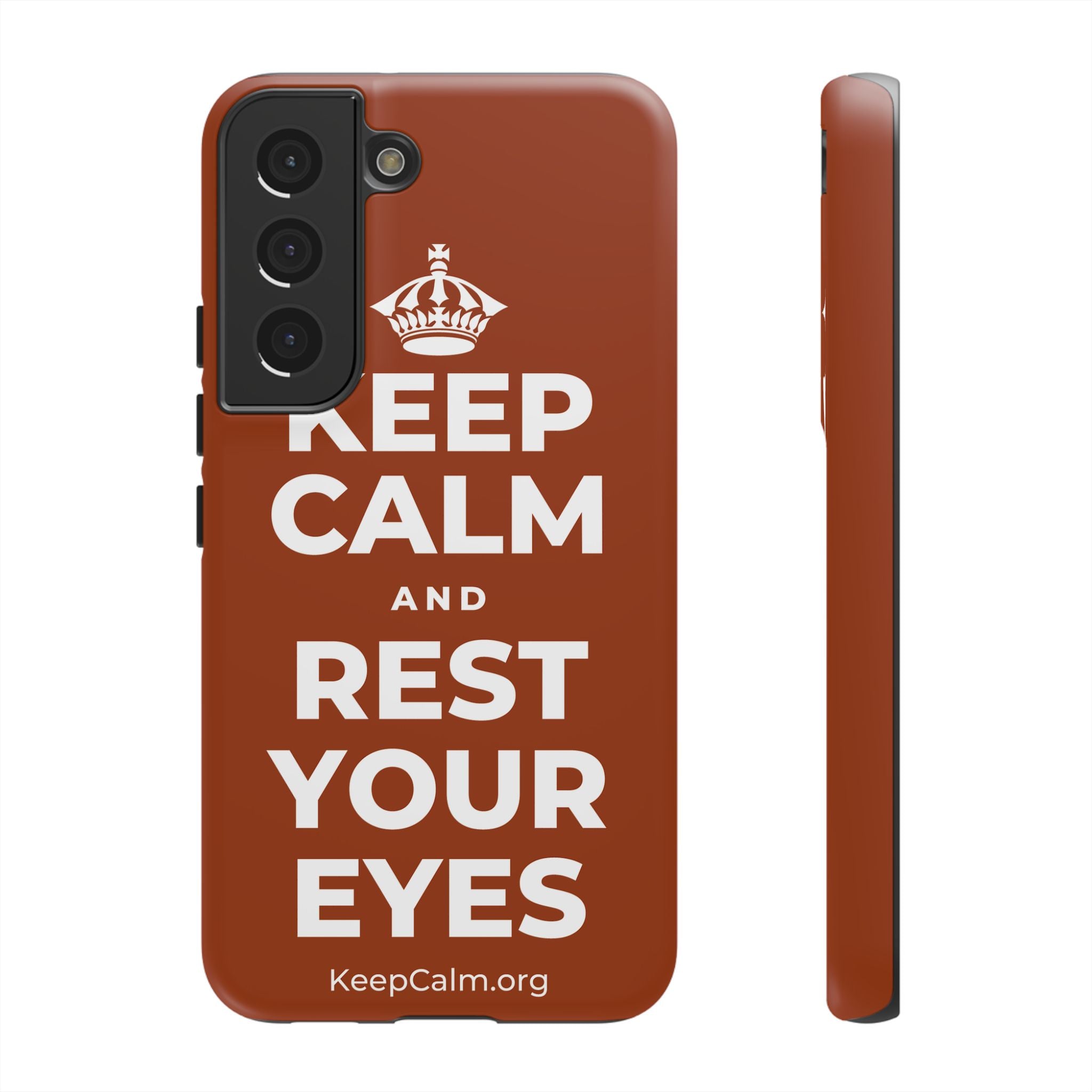 KEEP CALM AND REST YOUR EYES Phone Case