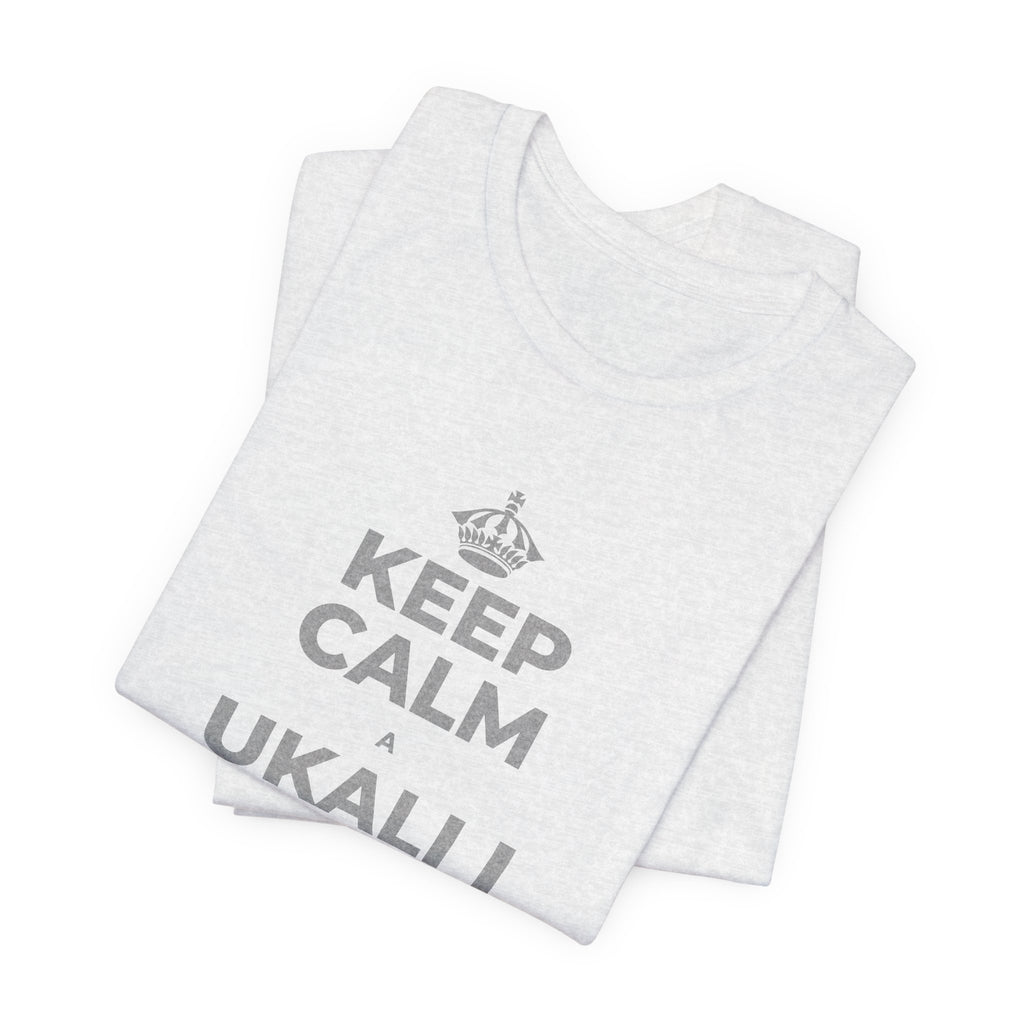 KEEP CALM A UKALI I KOU ʻĀLOHILOHI T-Shirt (Soft Cream–Heather Mauve)