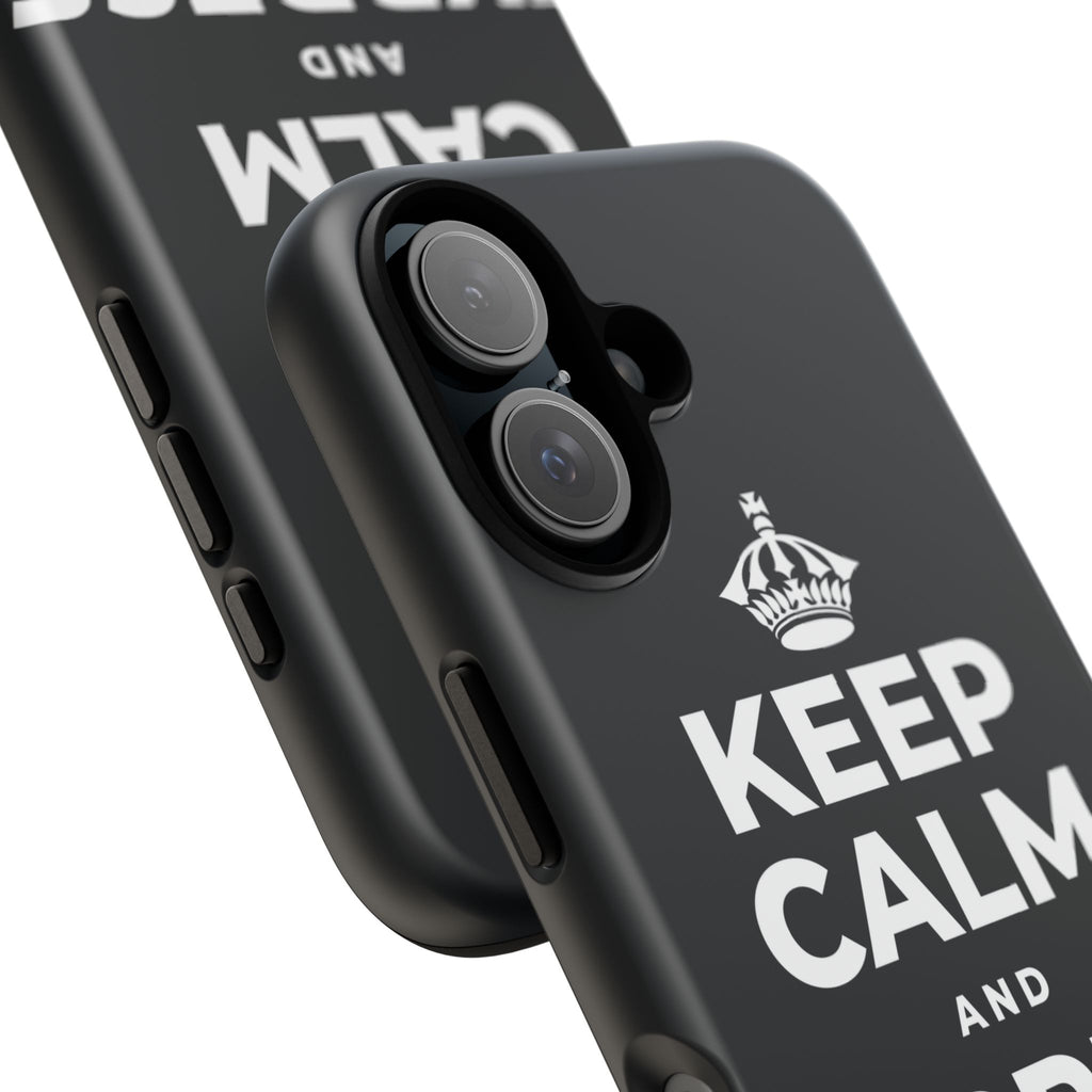 KEEP CALM AND EXPRESS 🙏 Phone Case (Dark)