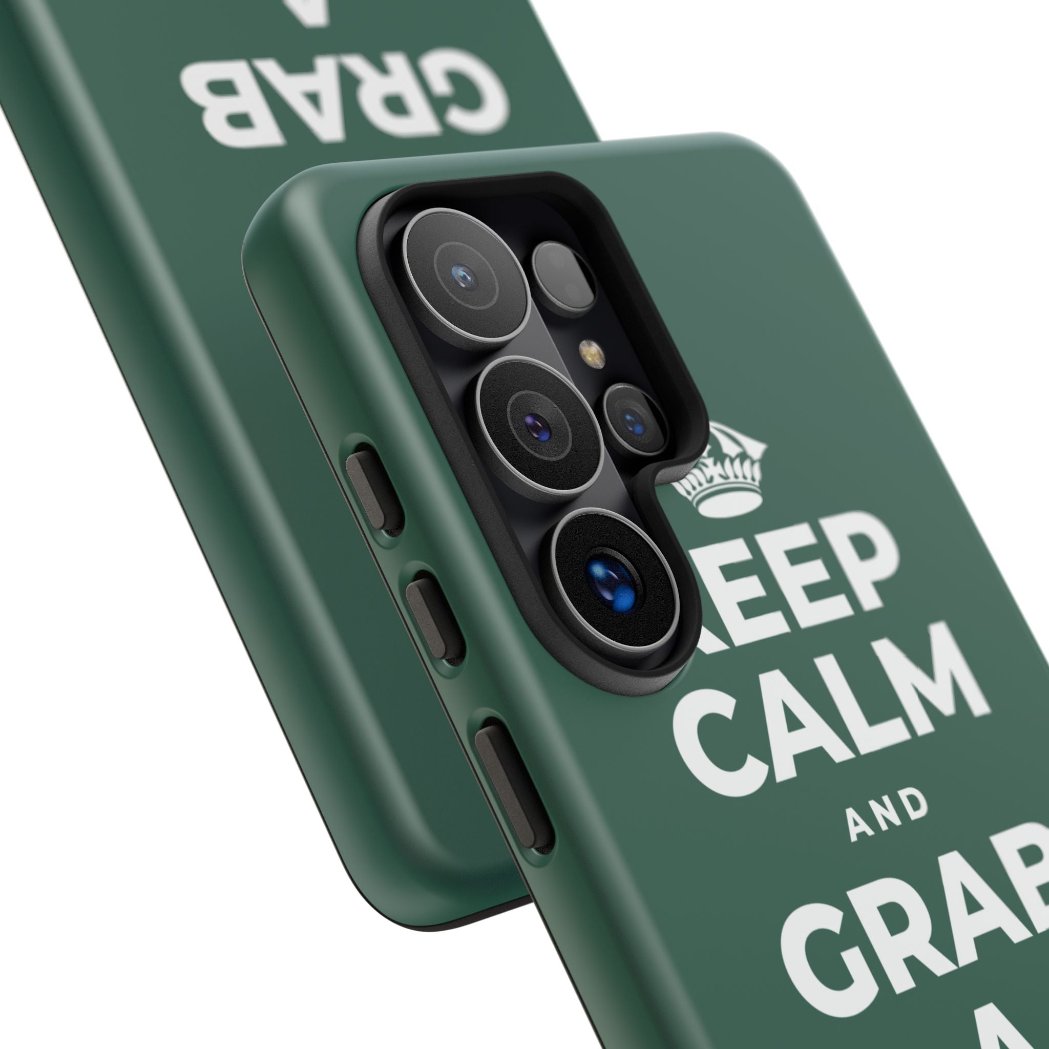 KEEP CALM AND GRAB A WARM DRINK Phone Case